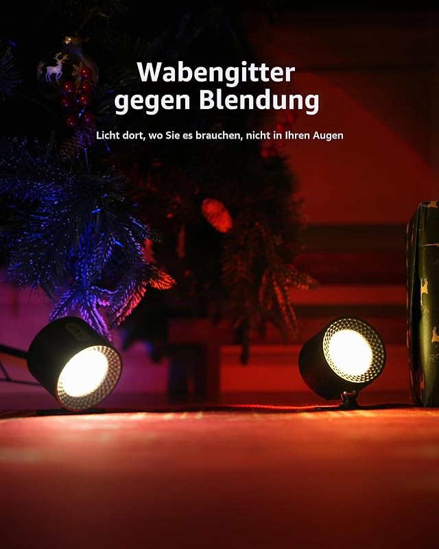 2ER LED Wandleuchte Innen Akku RGB mit Fernbedienung — Foto 6 von 8
