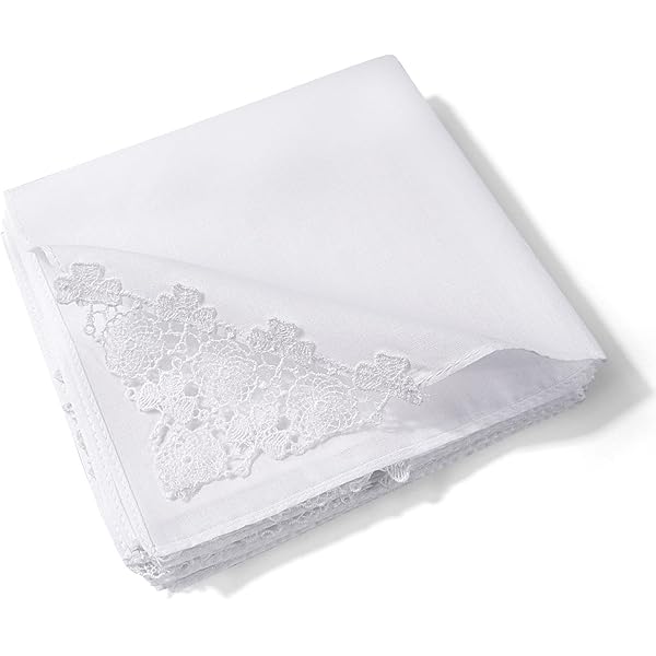 CTM Women's Wedding Dress Handkerchief, White at Amazon Women's Clothing  store