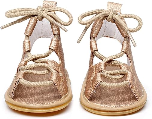 baby girl lace up sandals