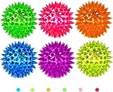 D.A.Y. Republic 6 Spiky LED Flashing Bouncy Balls 6.5cm Squishy Stress Relief view 1