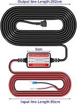 Gebildet Dash Cam Hardwire Kit Mini USB 10ft 12V-24V to 5V with Fuse view 4