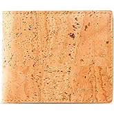 Corkor Cork Passcase Wallet – Non-Leather Bifold Wallet – Men’s Wallet - RFID Blocking-Vegan Leather–Eco Friendly-Brown