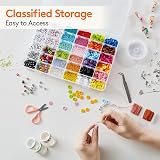 Lifewit 36 Grids Organiser Storage Box Bead Jewelry Craft Tackle Box 26cm 4 Pack view 5