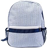 Toddler Backpack, Seersucker Preppy Backpack, Classic Cute Kids School Bookbag Preschool Kindergarten Children Bag
