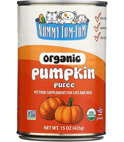 Nummy Tum Tum Pure Pumpkin For Pets, 15-Ounce Cans (Pack Of 12