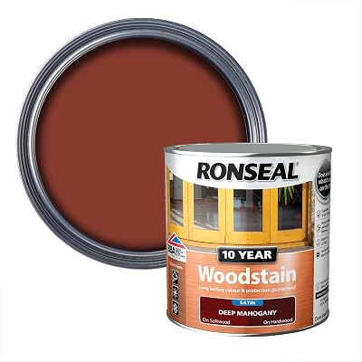 Ronseal 10 Year Woodstain Deep Mahogany 750ml