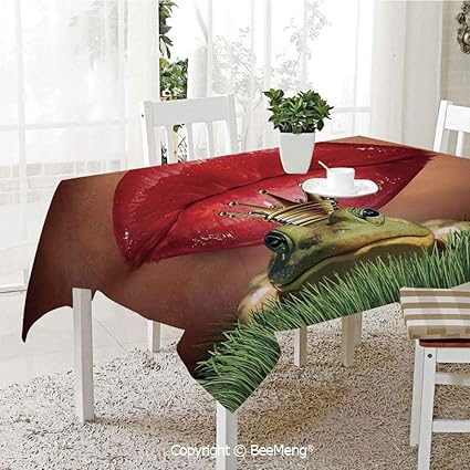 Amazon Com Beemeng Spring And Easter Dinner Tablecloth Kitchen
