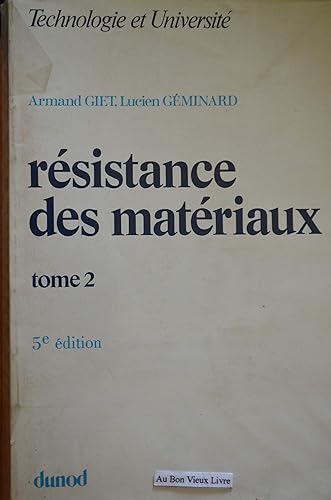 Download Résistance des matériaux, tome 2 PDF