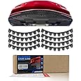 Universal Front Bumper Scrape Guard Skid Plate Protection for Lowered Cars/SUV, Car Bumper Guard Anti-Scratch Kit Scrape Protector Plate Skid Plate
