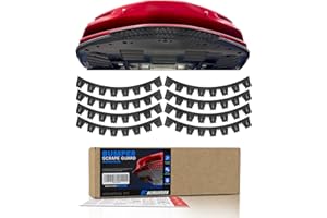 ACHILIOSON Universal Front Bumper Scrape Guard Skid Plate Protection for Lowered Cars/SUV, Car Bumper Guard Anti-Scratch Kit Scrape Protector Plate Skid Plate