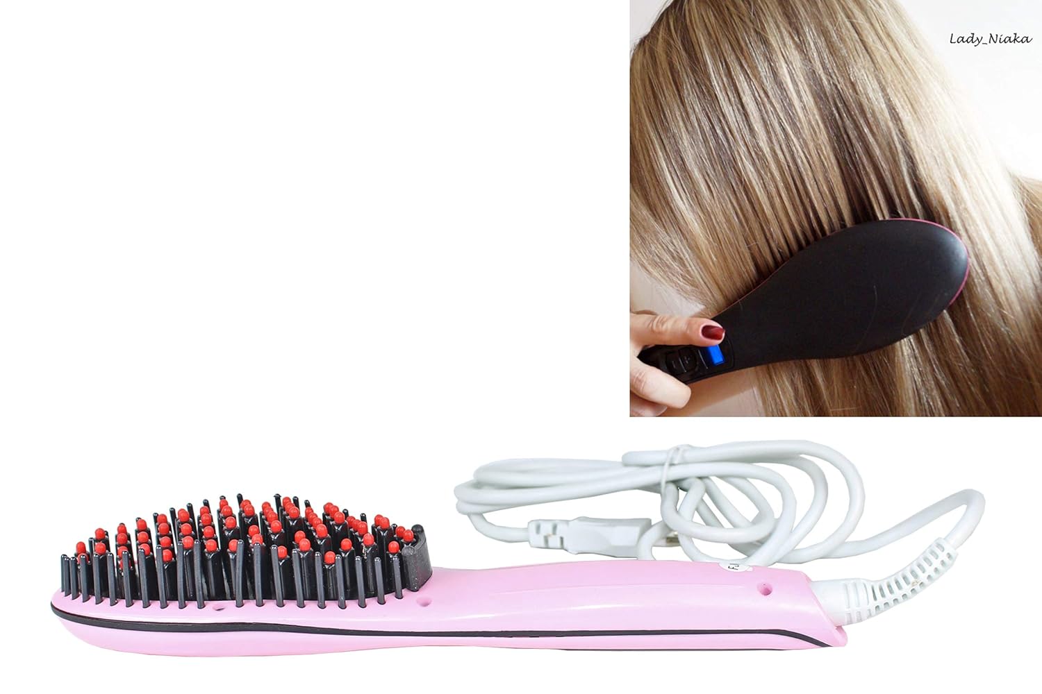 Buy Aefsatm High Quality Ceramic Electric Hair Brush Hair
