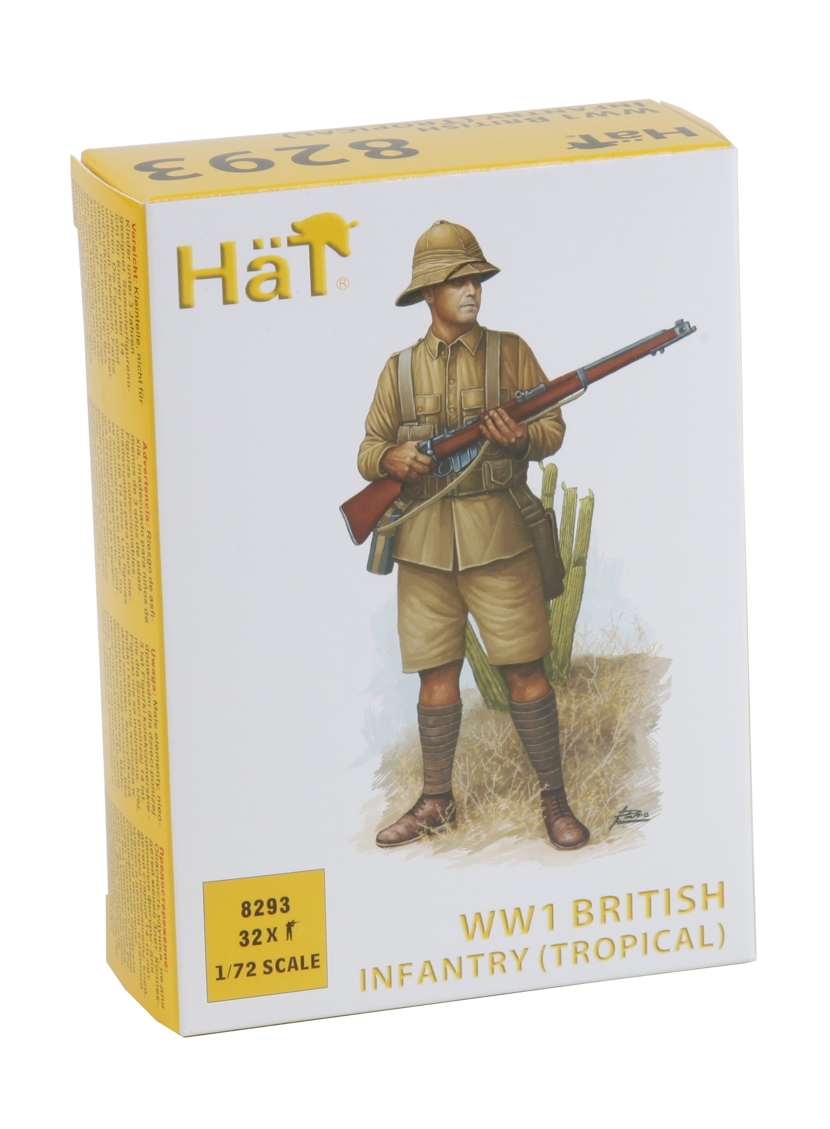 Unbekannt HäT 008293 – Tropical WWI British Infantry 1: 72 Plastic Model Kit