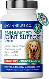 Canine Life Co Senior Enhanced Hip & Joint Support for Dogs 300 Tablets UK Made