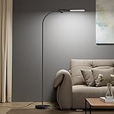 Honeywell LED Floor Lamp, F4 Sunturalux™ Gooseneck Floor Lamps for Living Room, Super Bright Stepless Dimmable Tall Standing 