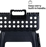 LIVIVO Folding Step Stool Two Tier Anti Slip Lightweight Compact view 7