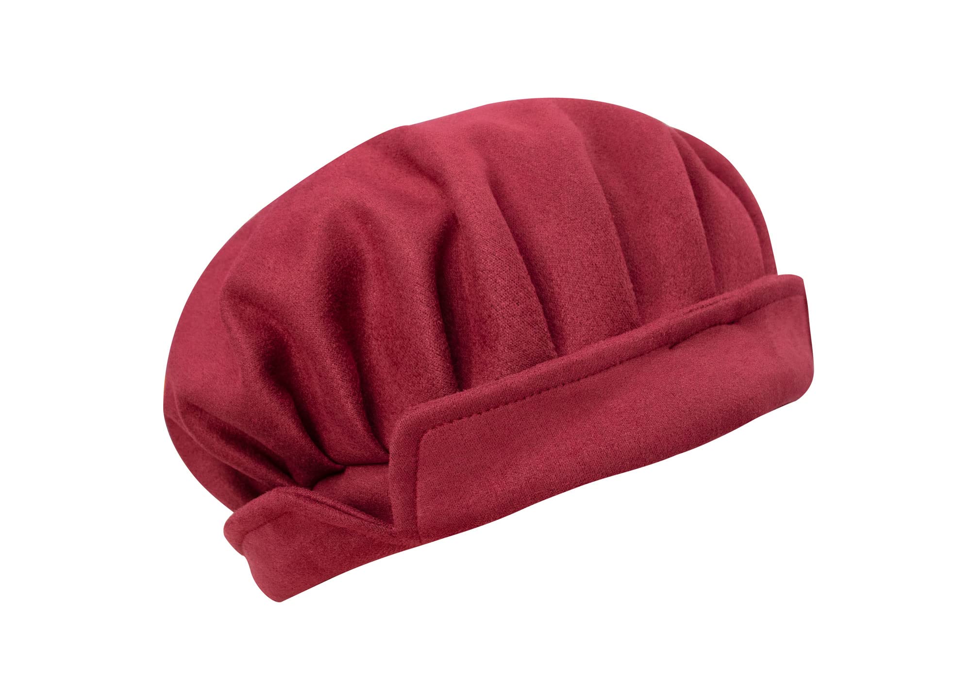 7783 Medieval Beret Cap Renaissance Festival Cosplay Hat For Women Men Amazon.com: FURPHI Medieval Tudor Flat Cap Faux Suede Hat  main image 2