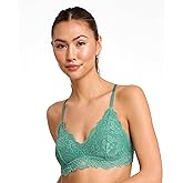 Katie Triangle Bralette for Women, Unpadded and Unlined Wireless Bra, Perfect Adjustable Everyday Lace Lingerie