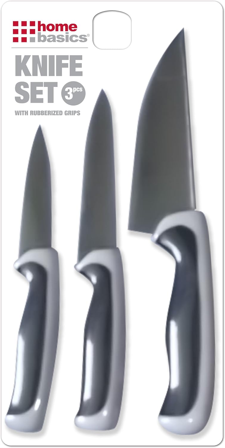 Home Basics 3-Piece Knife Set