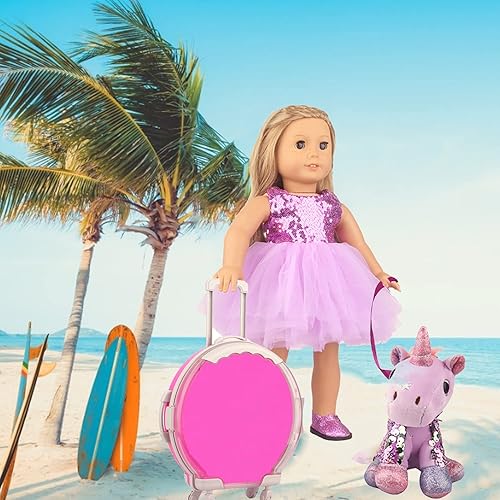 18 Inch Doll Clothes American Girl Travel Accessories LNYSSQ 15
