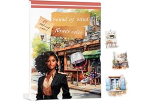 Dwpetzo A5 Pre-Cut Journal Sticker Book for Journaling, Dual Materials, Women House 20 Unique Junk Journal Stickers Paper Sheets for Scrapbooking Supplies Bujo DIY Crafts Arts