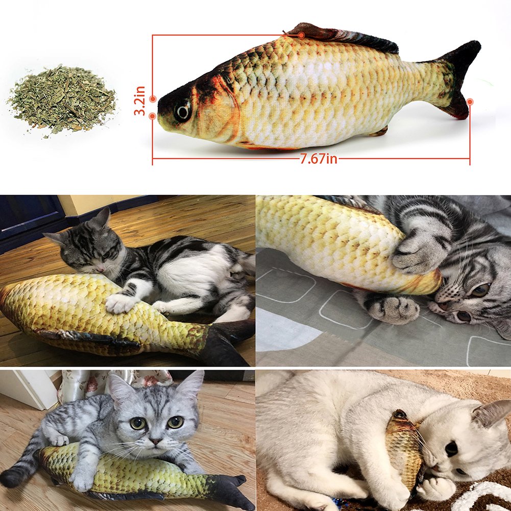 Cat Toys Variety Pack for Kitten, 23Pcs, Cat Teaser Wand,Interactive Feather Toy,Catnip Fish,Catnip Matatabi Chew Sticks,Cat Toys Interactive LED Light,Fluffy Mouse,Crinkle Balls Bells,Scratching Toys