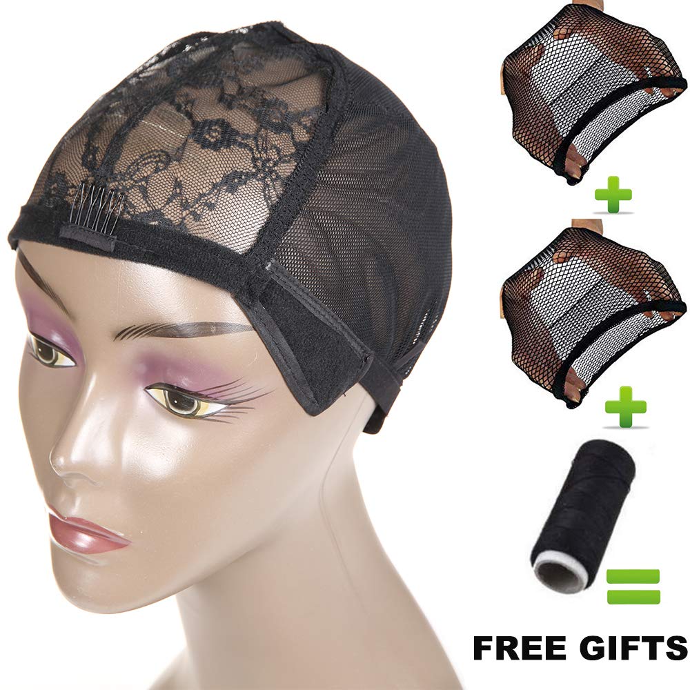 Amazon Com Feelgrace 2pcs Lace Wig Cap For Making Wigs With