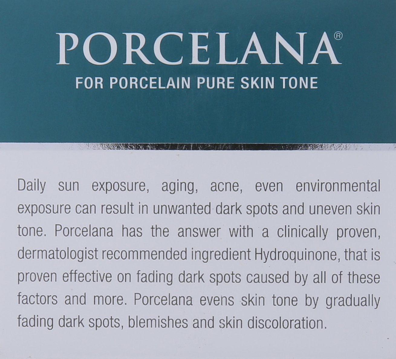 Porcelana Skin Lightening Day Cream and Fade Dark Spots Treatment, 3
