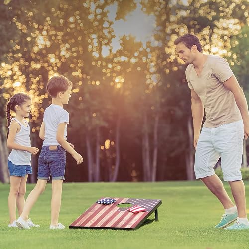 thumbnail image 2 of SEGAWE Portable Cornhole Toss Game Set – Choose 3x2FT Or 4x2FT Boards With 8 Bean Bags And Carry Case 2 of 4