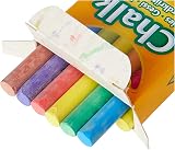 Crayola Anti-Dust Coloured Chalk Assorted Colours Pack of 12 view 3
