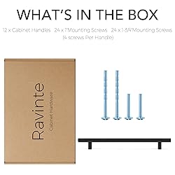 Ravinte 10 Inch Cabinet Handles Matte Black Drawer