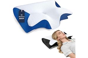 Sleep Apnea Pillow, 2026 Upgrade Orthopedic Memory Foam Pillow for Sleep Apnea and Snoring, Ergonomic Support for Side, Back 