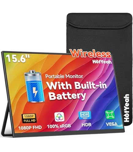 Amazon.com: iProda Wireless Portable Monitor, 15.6