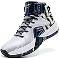 ASHION Mens Basketball Shoes Lightweight Breathable Sneakers Anti Slip Sports Shoes for Running Walking