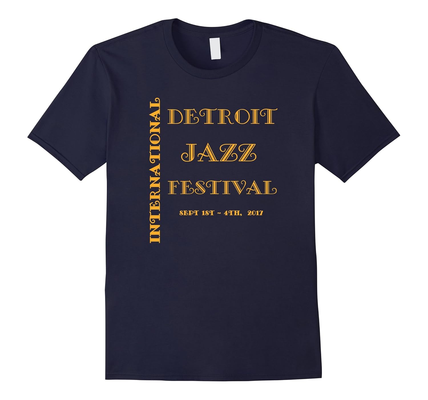 Detroit Jazz Festival T Shirt-ANZ