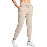 SANTINY Women's Sweatpants Joggers with Pockets Soft Stretch High Waisted Sweat Pants Lounge Running Athletic Workout Jogging