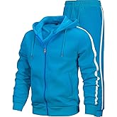 MACHLAB Men's Running Tracksuit Athletic Sports Casual Workout Full Zip Sweatsuit