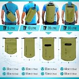 Ultra Dry Adventurer Premium 20 L Waterproof Dry Bag with Phone Case Green view 4