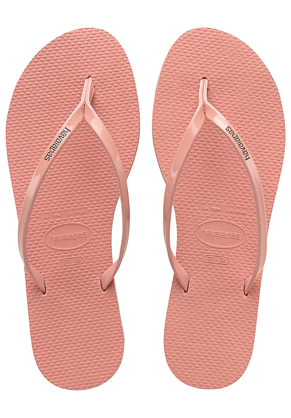 Havaianas Women's You Metallic Flip-Flop, Light Rose, 1/2 UK