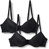 Amazon Essentials Women's Stretch All Over lace Lined Push-up Bra