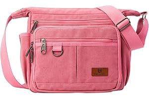 W&G TRAVELER Rfid Crossbody Messenger Bag with Water Bottle Holders, 13 inch Laptop Shoulder Bag, Sling Satchel Purse w/Built-in Wallet