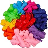 PartyWoo Assorted Colors Rainbow Balloons 50pcs Multicolor Colorful Color | 5 Inch Balloons for Graduation Baby Shower Unicorn Fiesta Flower Spring Birthday Gender Reveal Party Decorations