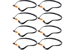 8 Pcs Reusable Band Earplugs, Hearing Bands Banded Shooting Ear Plugs Lightweight Silicone Earplugs for Construction Work, Sl