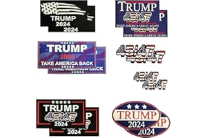 YREFDMO Trump Sticker 2024,Donald Trump Bumper Stickers 2024,Trump 45 47 President Sticker,Funny Trump Sticker for Car, Truck, Window, Laptop,Great Gift for Any Patriot(14 Packs)