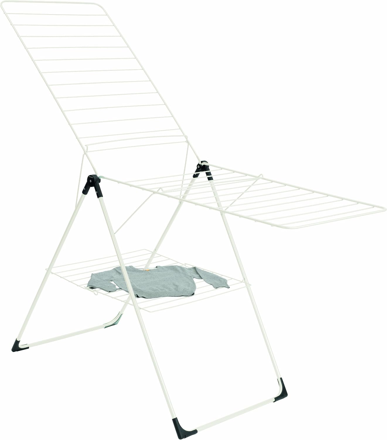 Brabantia T-Model Foldable Indoor Clothes Airer, 20m - White, 20 m