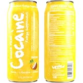 Hype Beverages Pre Workout Energy Drink, 280mg Caffeine, Sugar Free Zero Calorie, L-Carnitine Taurine Vitamins B6 B12 C, Antioxidants, Sparkling Pi&ntilde;a Colada Flavor, 12 oz Cans, Pack of 12