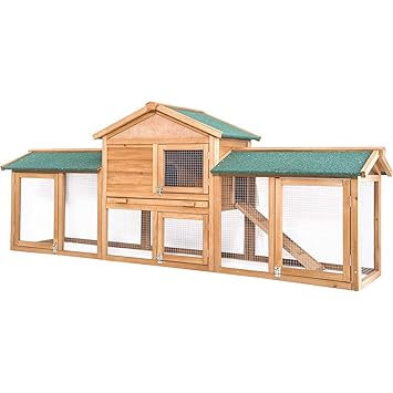 Amazoncom Julyfox Large Ventilation Chicken Coop Outdoor 85 Inch
