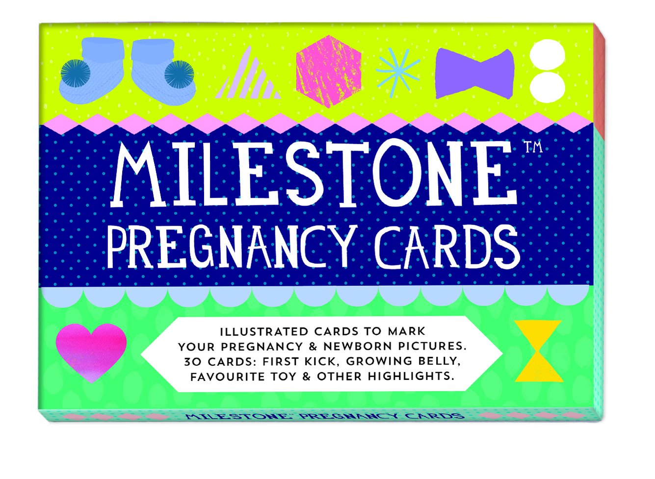 Pregnancy Keepsake Cards by Milestone - Newborn’s First Year Memories