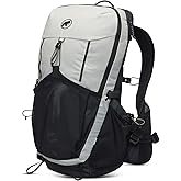 Mammut Ducan 22 – Unisex Outdoor Backpack for Hiking, Running, and Everyday Adventures, Silver Sage-Black, 22L