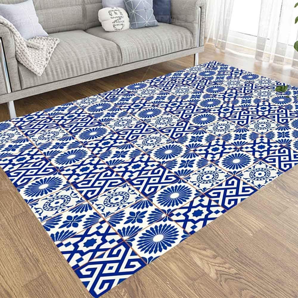 5X7 Multicolor Area Rug, Musesh Bar Area Rug Dining Area Rug for Living