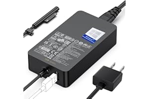 Surface Charger,102W Microsoft Surface Charger for Surface Pro 3/4/5/6/7/7+/8/9/10/11, Surface Laptop 1/2/3/4/5/6/7, Surface 